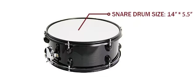 Black Snare Drum